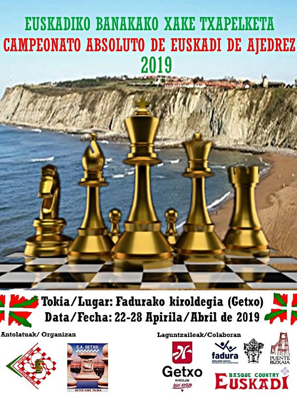 Campeonato Euskadi Absoluto Ajedrez 2019 Getxo